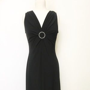 Evan Picone Black Evening Dress NWOT